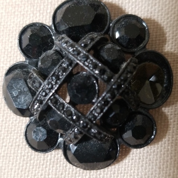 Graziano Statement Black Beaded Necklace - Picture 3 of 8